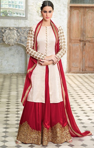 Broderi Sharara Salwar Suit