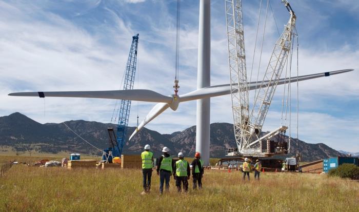 energian muuntaminen tuulipuiston rakentaminen