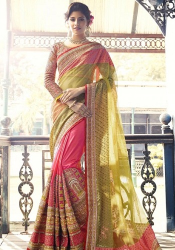 Heavy Saree til engagement: