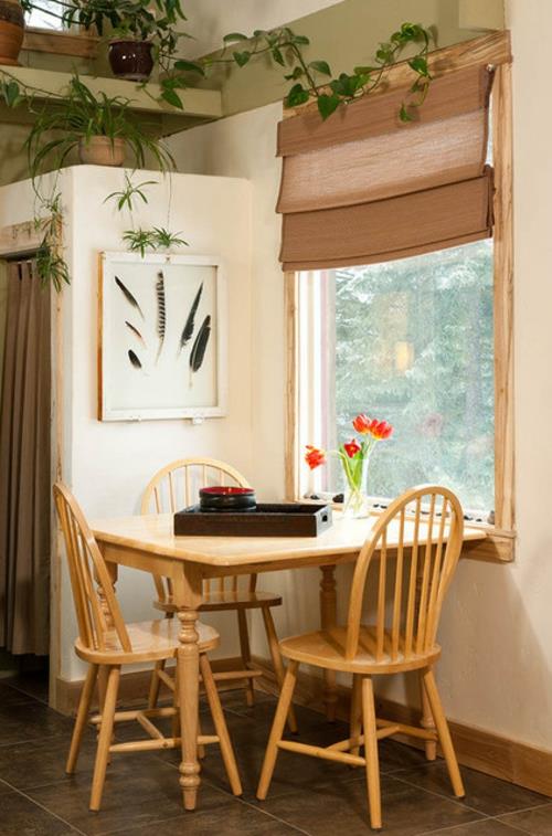 rento ilmapiiri kotona ruokasali puinen ikkunaluukku