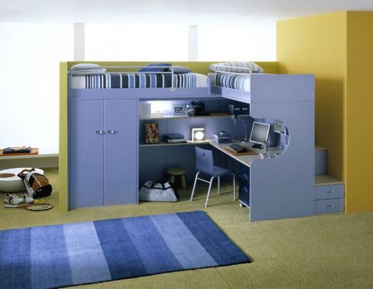 ergonominen lastentarha suunnittelee modernin raidallisen maton