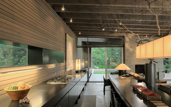 rentouttava tyylikäs kodinsuunnittelu ruokasalin kattovalaistus