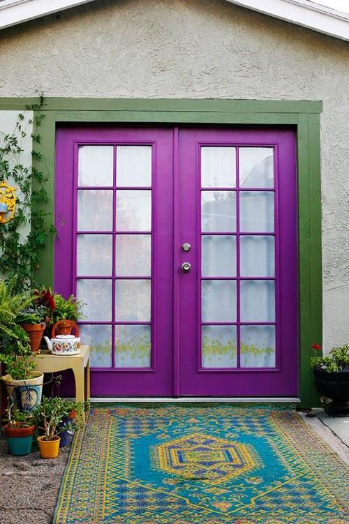 klassinen etuovi malleja violetti lila väri kotiin