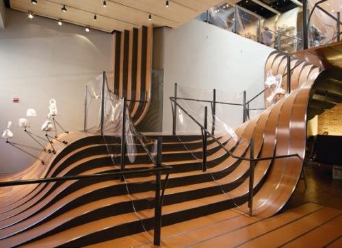 hämmästyttävä porrasrakenne heatherwick