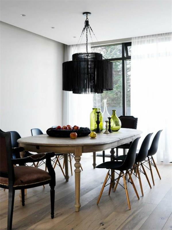 ruokasalin lamput ylelliset mustat kattovalaisimet ruokasalin suunnittelu