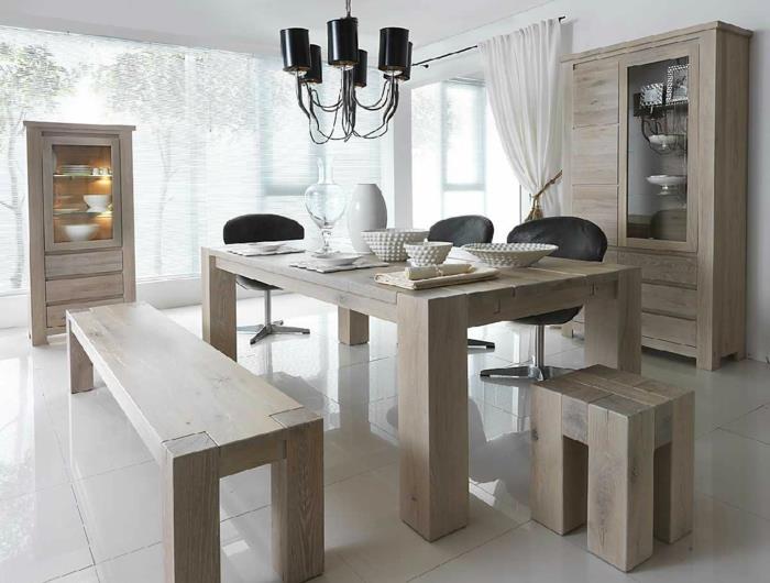 ruokasalin huonekalut maalaismainen design penkit jakkarat