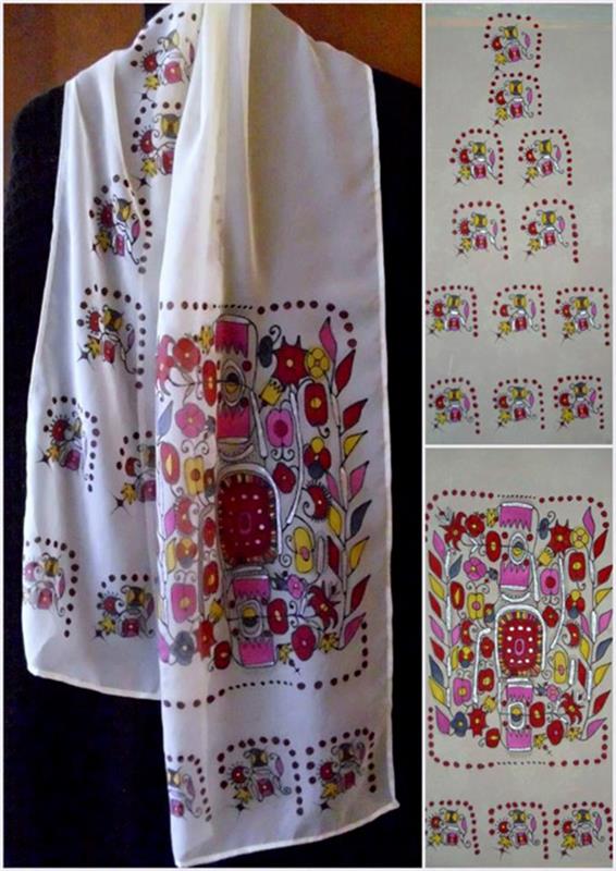 etno dressun etno muoti etno kuvio kirjonta valentino muoti esiliina itäeurooppa perinteinen puku etno huivi