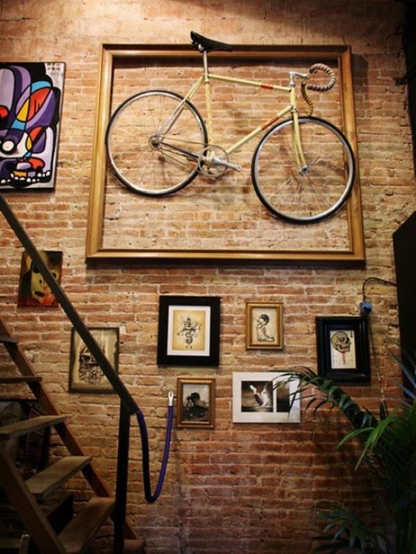 polkupyörän seinäkiinnike ainutlaatuiset seinäkoristeelliset portaat