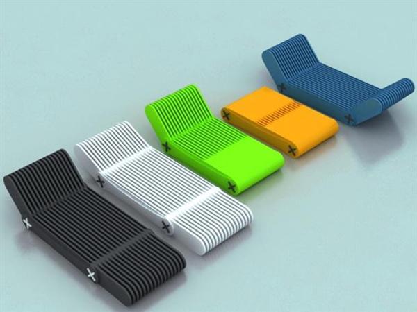 taitettavat ulkokalusteet yoanndesign codex värillinen