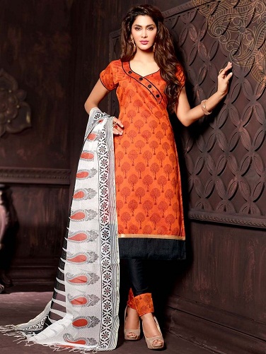 Trykt Fancy Salwar Suit