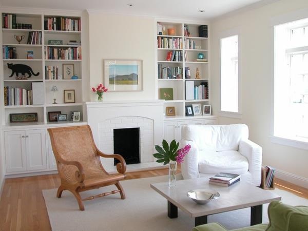 helppo valita värit täydellinen yhdistelmä valkoisia ja vihreitä huonekaluja