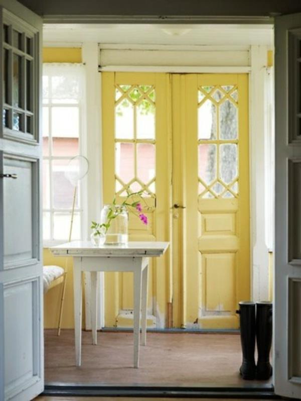 väri suunnittelu eteinen pastelli keltainen ovi