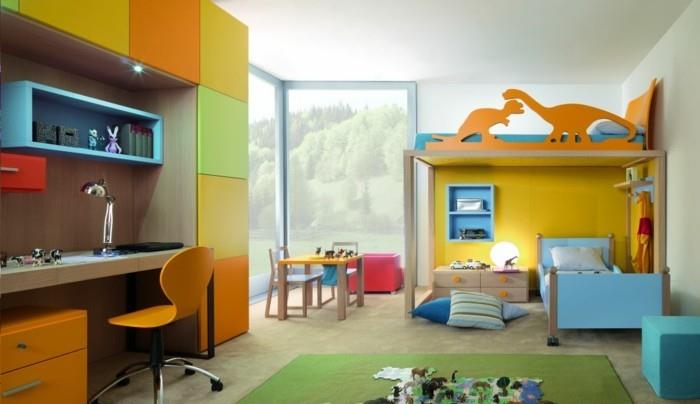 värisuunnittelu lastenhuone erilliset värikkäät matot