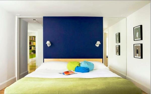 värisuunnittelu makuuhuoneen seinän suunnittelu seinän väri kuninkaallinen seinävalaisin