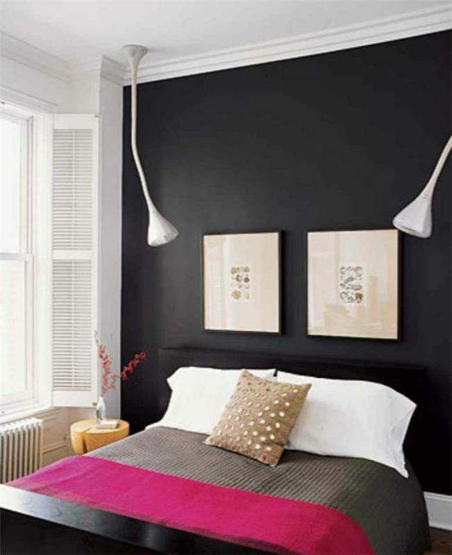 väri-suunnittelu-makuuhuone-seinä-design-seinä-suunnittelu-musta