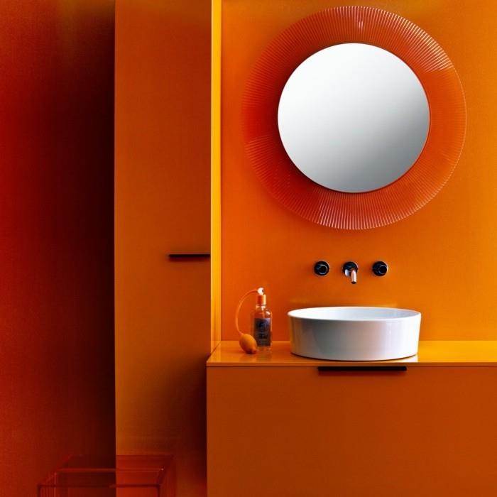 värisuunnittelu mandariini ranta väri oranssi kylpyhuone ideoita