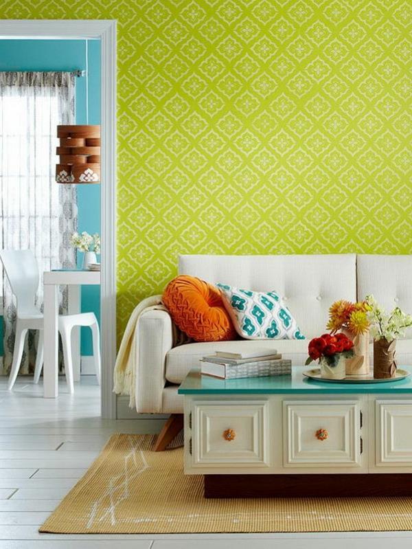 värisuunnittelu väripaletit seinävärit kuvio seinäkoriste vihreä