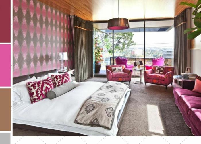 värisuunnittelu kotiideoita värirengas panton väriympyrä huoneen suunnittelu sinappi vaaleanpunainen