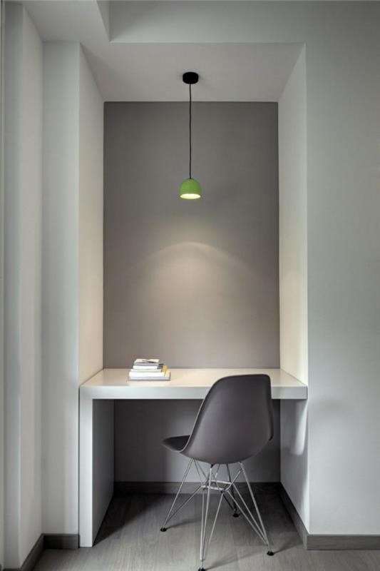 värisuunnittelu olohuoneen seinän suunnittelu seinän suunnittelu toimisto harmaa