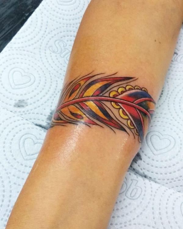 värillinen intialainen mestari intialainen tatuointi