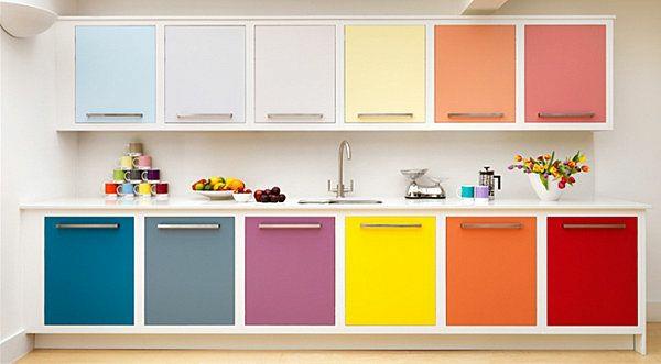 värilliset uudet keittiön etusivut vanhat keittiön kaapin ovet keittiö remontoida ideoita