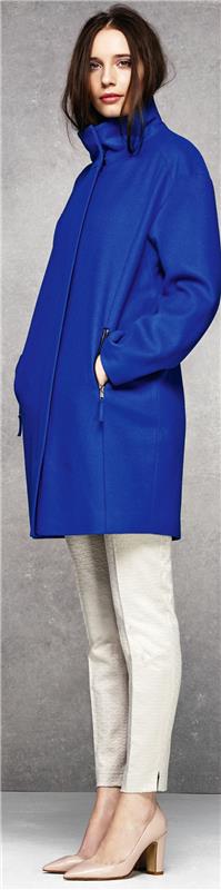 väripaletti sininen värisävyt väriideat trendi värit sininen takki