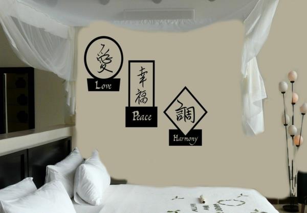 feng shui -vuode makuuhuoneen seinän suunnittelu feng shui -säännöt