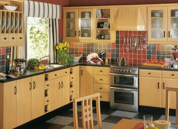 feng shui keittiö lämpö kutsuva puu kodikas