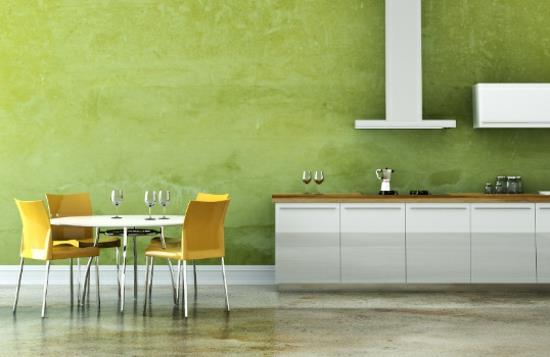 feng shui säännöt - keltaiset tuolit feng shui -säännöt vaaleankeltaiset vihreät tuoreviinilasit