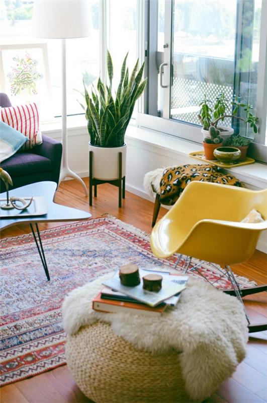 feng shui säännöt positiivisen energian huonekasvit feng shui olohuone