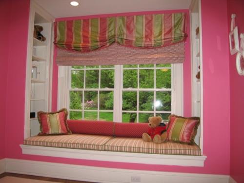 ikkuna syvennys idea viileä vaaleanpunainen