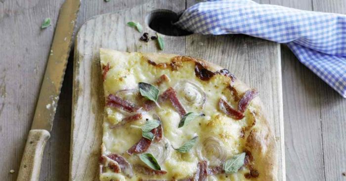 tee tarte flambée itse sipulikakkuja