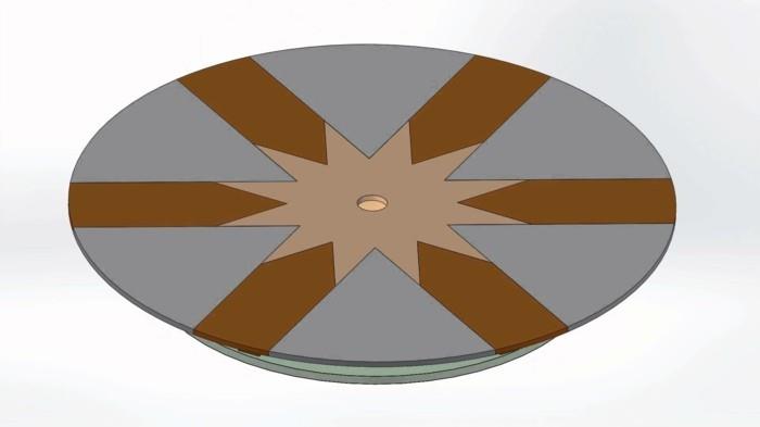 fletcher capstan pöytä ruokapöytä pyöreä laajennettava animaatio