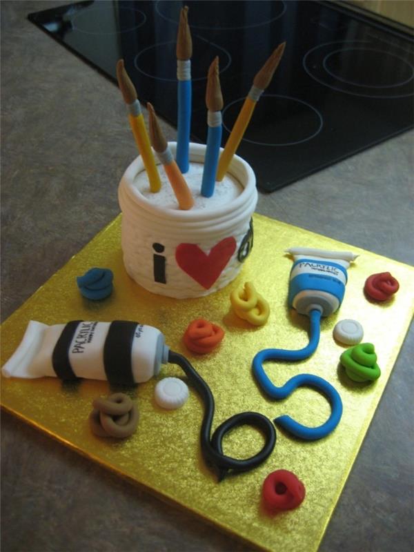 fondantikakku sydänkakku fondanttireseptitaiteilijan kanssa