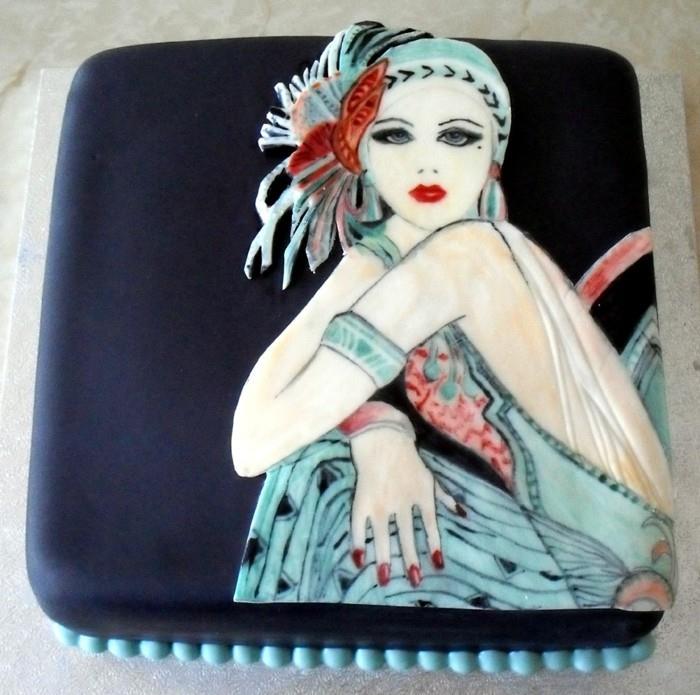 sydänpiirakat fondanttireseptillä vaaleanpunainen nainen