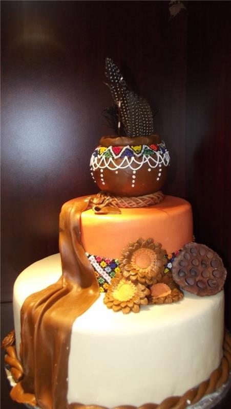 sydänpiirakat fondantin reseptillä vaaleanpunainen etelä -afrikkalainen hääkakku