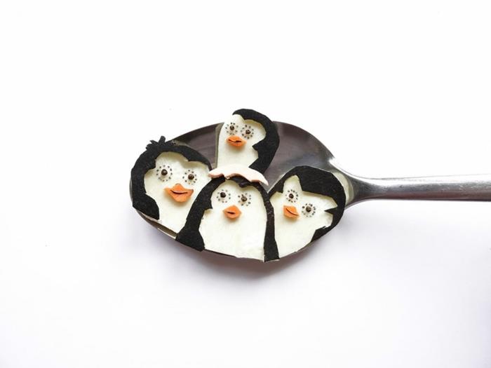 ruokalaji lusikka pingviinit