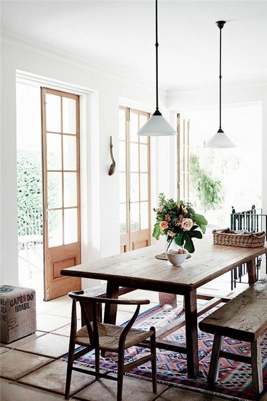 ranskalaiset maalaiskalusteet ruokasalin huonekalut maalaistyylinen puu