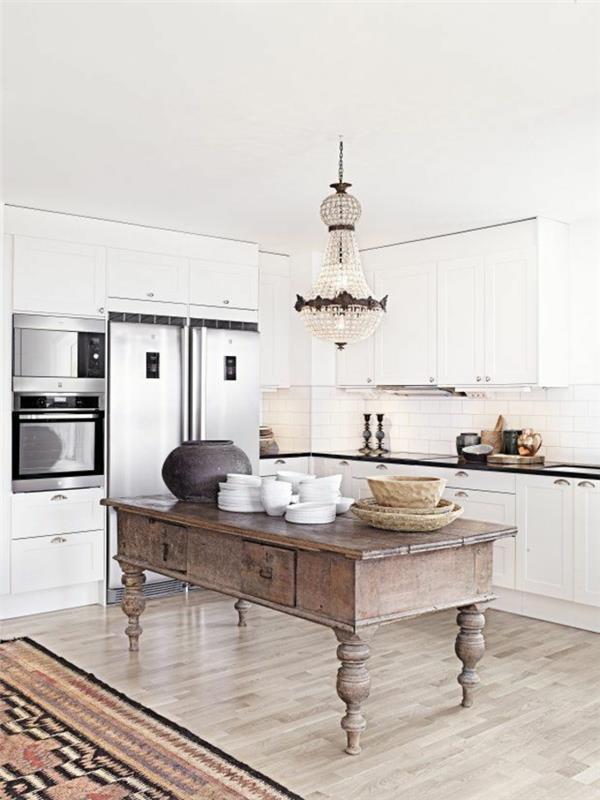 ranskalainen maalaistalon huonekalut keittiöt huonekalut maalaistyylinen puinen pöytä