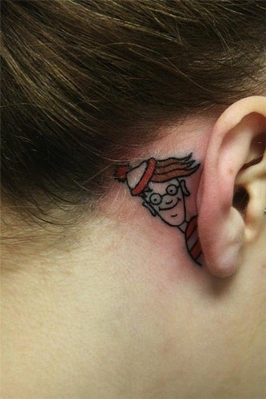 tatuointi korva viileät tatuoinnit