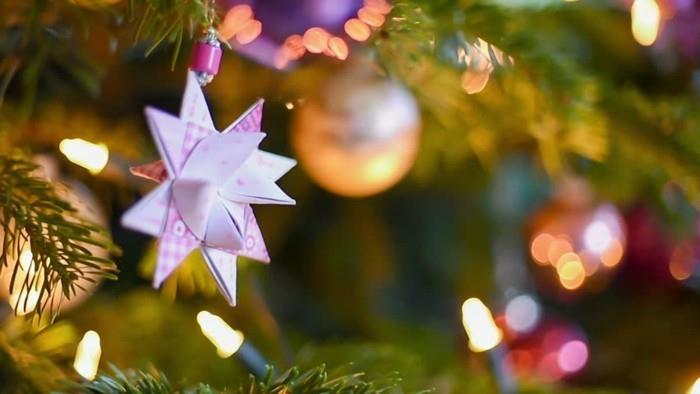 tinker fröbelstern tee itse joulukuusen koristeita