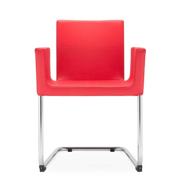 Cantilever -nojatuoli Design -nojatuoli Ruven punaisena
