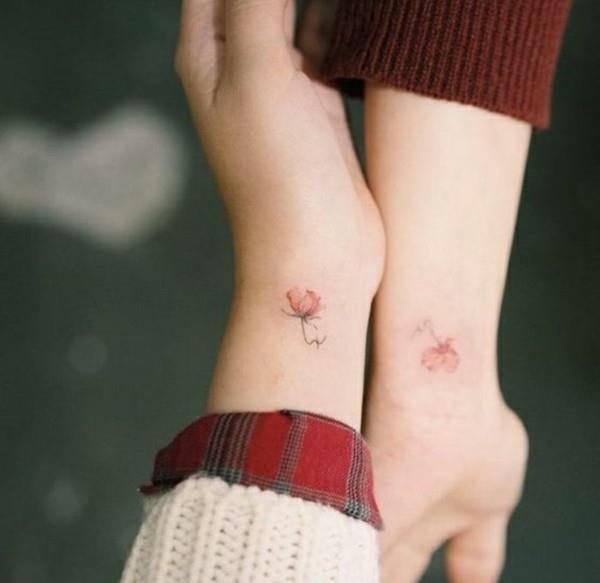 ystävyys tatuointi tatuoinnit naisten kukka tatuointi