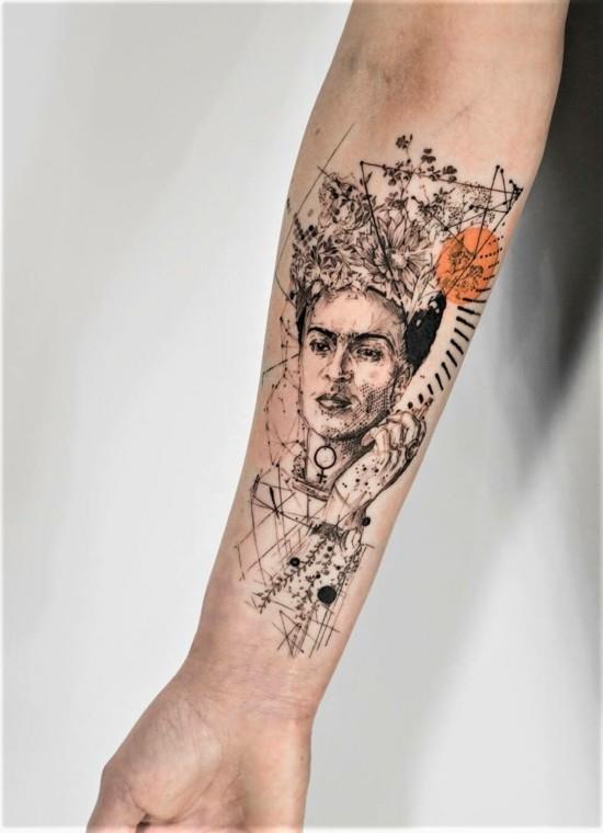 frida kahlo hihatatuointiideoita