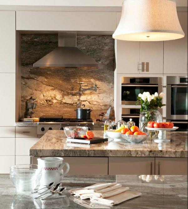 tuoreita keittiön takaseinäideoita marmorista