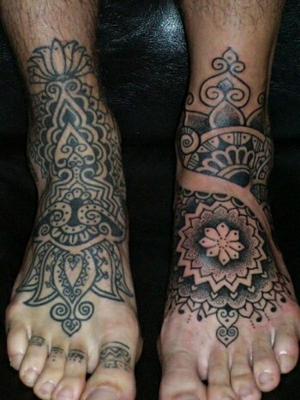 jalka tatuointi malleja tatuoinnit polynesialainen