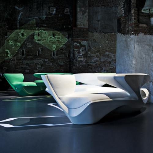 houkutteleva kaunis design -sohva zaha hadid idea white