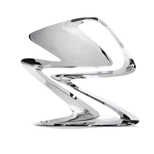 futuristinen tuolisuunnittelu kiillotettu zaha hadid