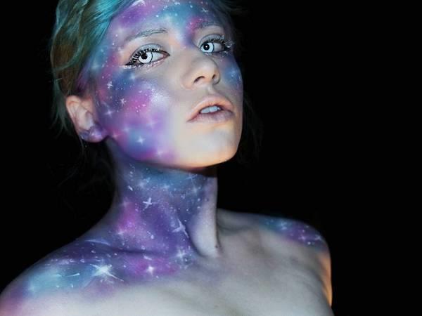 galaxy make up meikki ideoita trendi