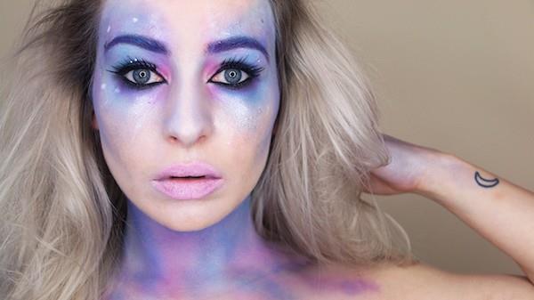 galaxy make up meikki trendi idea